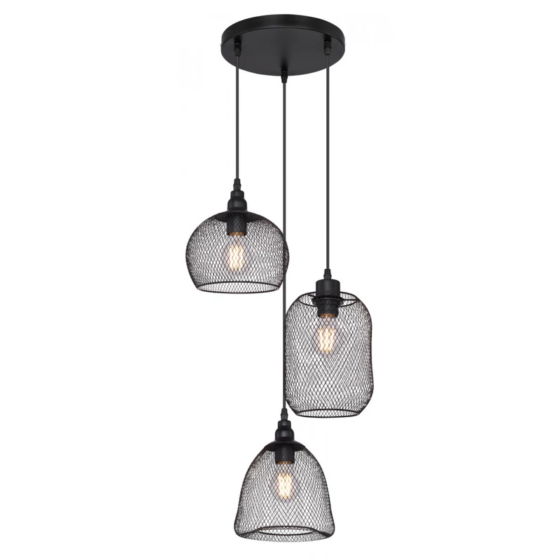 Globo ANYA 15047-3 többágú függeszték sárgaréz fém 3 * E27 max. 60 W E27 IP20