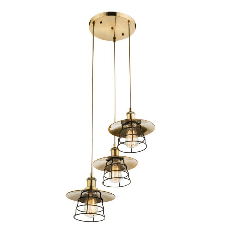 Globo VIEJO 15086-3H többágú függeszték bronz színű fém 3 * E27 max. 60 W E27 IP20