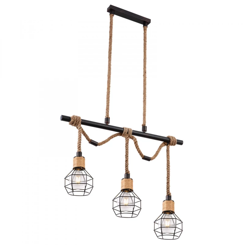 Globo VALERIE 15419-3 többágú függeszték fekete fém 3 * E27 max. 60 W E27 IP20