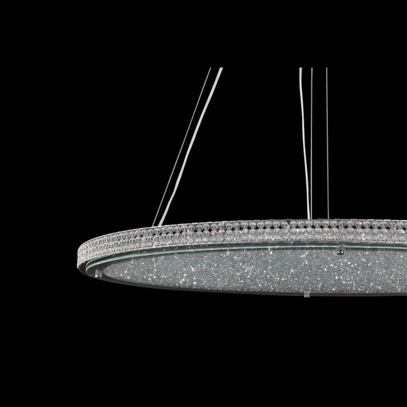 Globo CURADO 15683 mennyezeti kristálylámpa króm 1 x max. 68W LED 1 db 4800 lm IP20 A+