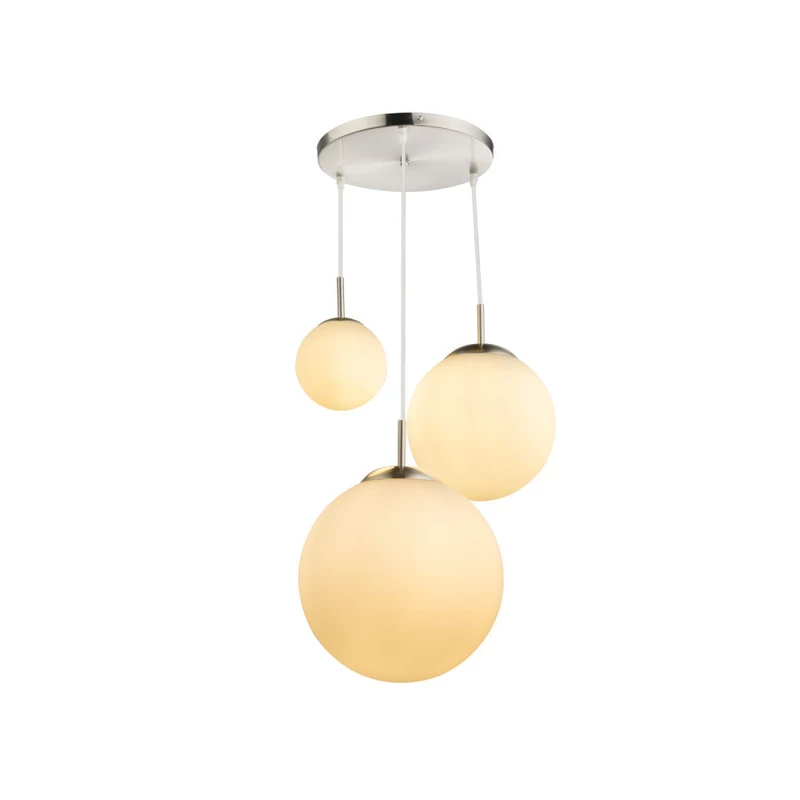 Globo JOEL 1581-3 többágú függeszték matt nikkel fém 3 * E27 max. 60 W E27 IP20