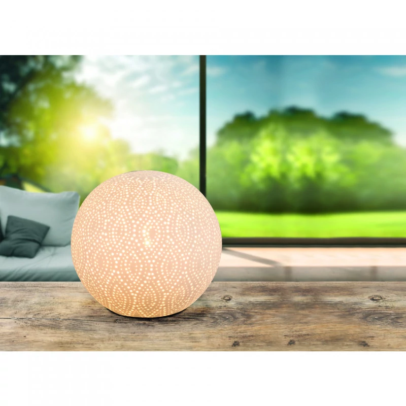 Globo ASKJA 22801 dekor lámpa fehér porcelán E14 IP20