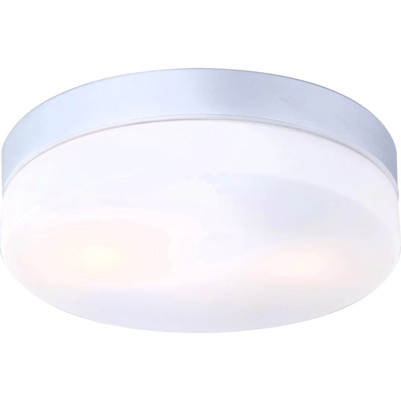 Globo VRANOS 32112 fürdőszoba mennyezeti lámpa ezüst metál alumínium 2 * E27 ILLU max. 40 W E27 ILLU IP44