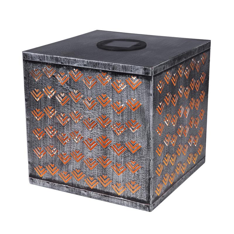 Globo Solar 33485 napelemes lámpa antik ezüst fém 2700 K IP44