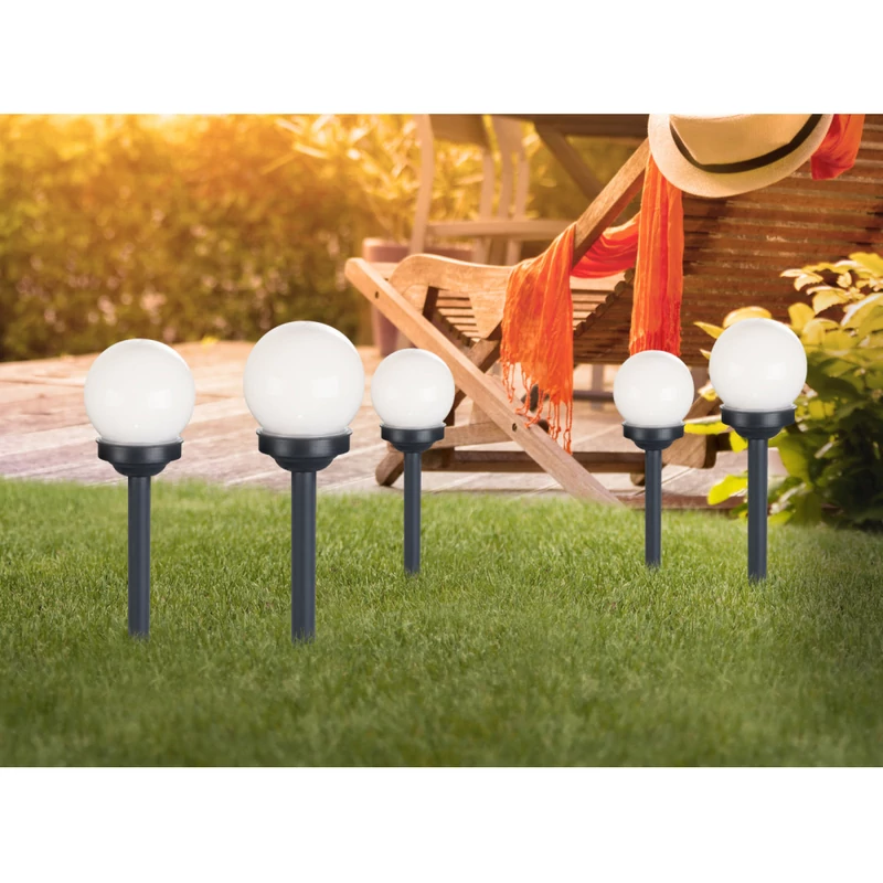 Globo SOLAR 33699-12 napelemes lámpa szürke műanyag LED - 1 x 0,06W LED IP44