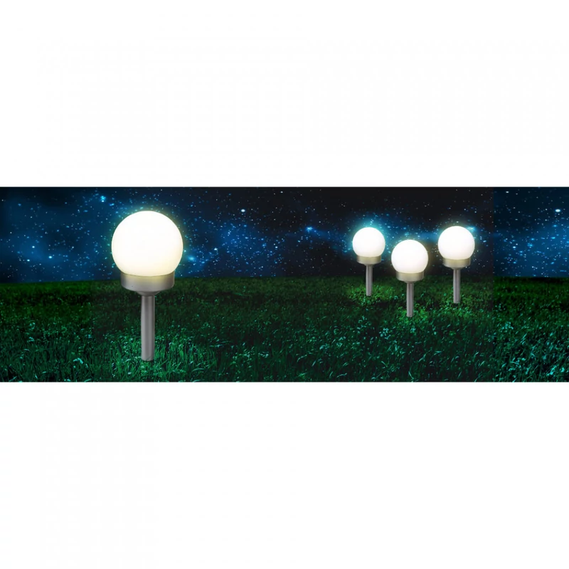 Globo SOLAR 33699-12 napelemes lámpa szürke műanyag LED - 1 x 0,06W LED IP44