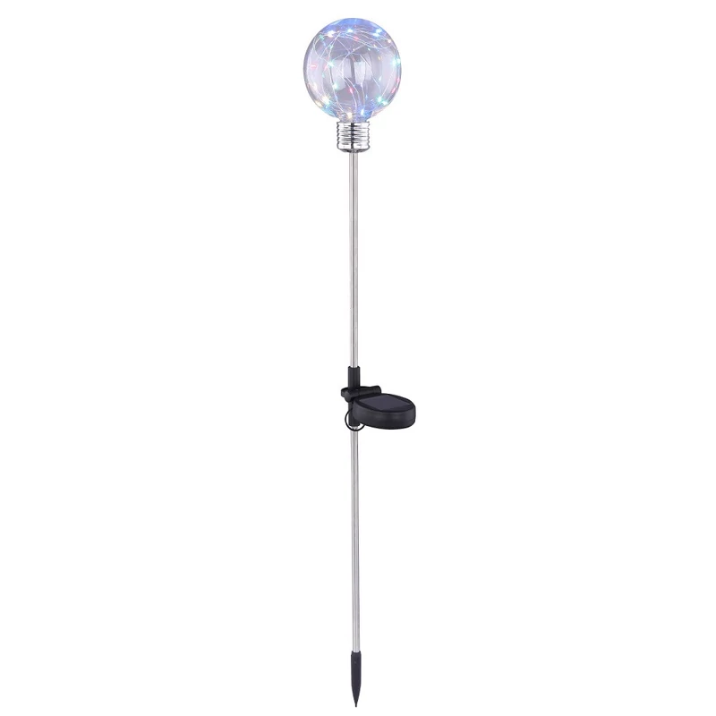 Globo SOLAR 33802-12 kültéri leszúrható lámpa rozsdamentes acél LED - 1 x 0,06W LED 10 lm 3500 K IP44