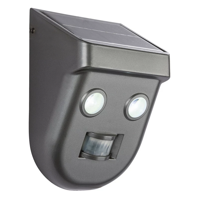 Globo SOLAR 3728S mozgásérzékelős fali lámpa antracit műanyag LED - 1 x 3W LED 180 lm 6500 K IP65