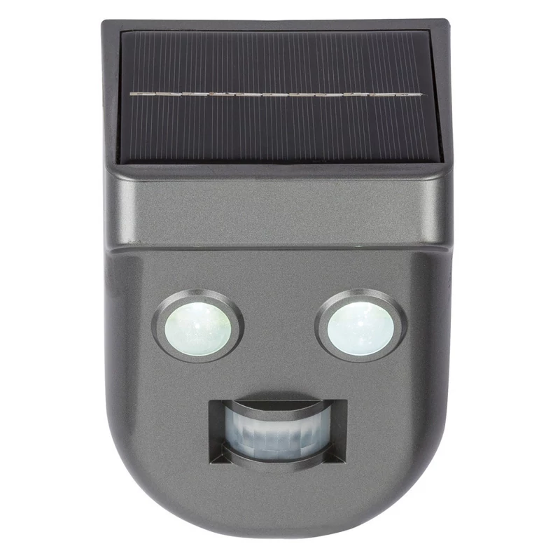 Globo SOLAR 3728S mozgásérzékelős fali lámpa antracit műanyag LED - 1 x 3W LED 180 lm 6500 K IP65
