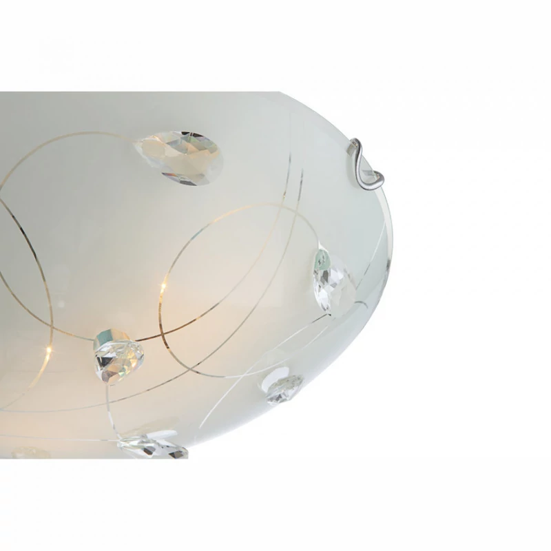 Globo ALIVIA 40414-1 mennyezeti kristálylámpa matt nikkel fém 1 * E27 max. 60 W E27 IP20