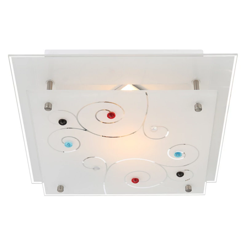 Globo REGIUS 48140-1 mennyezeti lámpa króm fém 1 * E27 ILLU max. 40 W E27 ILLU IP20