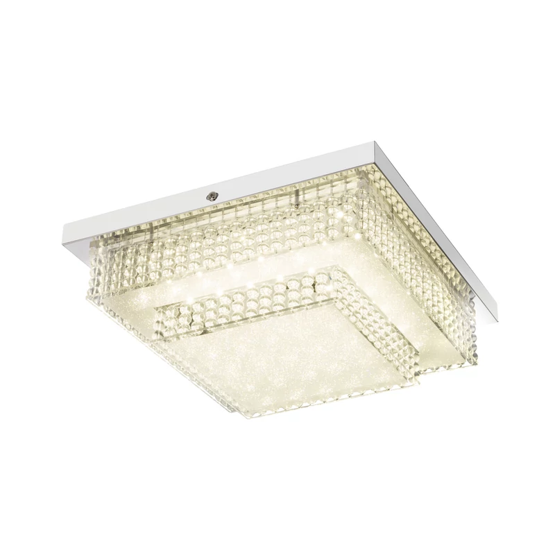 Globo CAKE I 48214-16 mennyezeti kristálylámpa króm fém 1 * LED max. 16 W LED 1410 lm 4000 K IP20 F