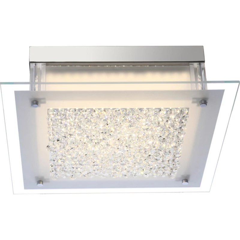 Globo LEAH 49311 mennyezeti kristálylámpa króm 1 x max. 17,3W LED 1 db 1730 lm 4000 K IP20 A