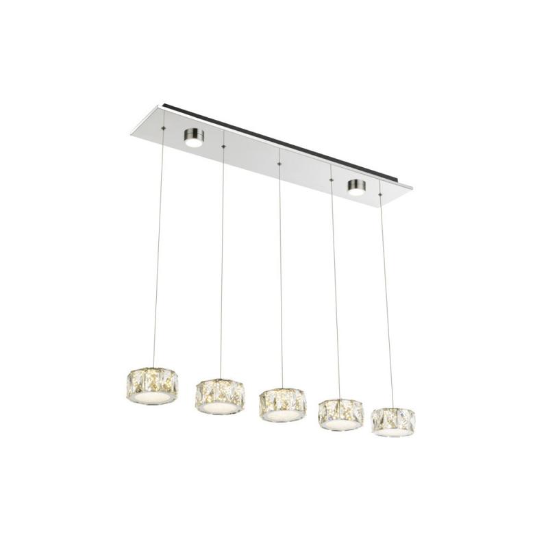 Globo AMUR 49350-52H led függeszték króm fém 1 * LED max. 48 W LED 3700 lm 4000 K IP20 F