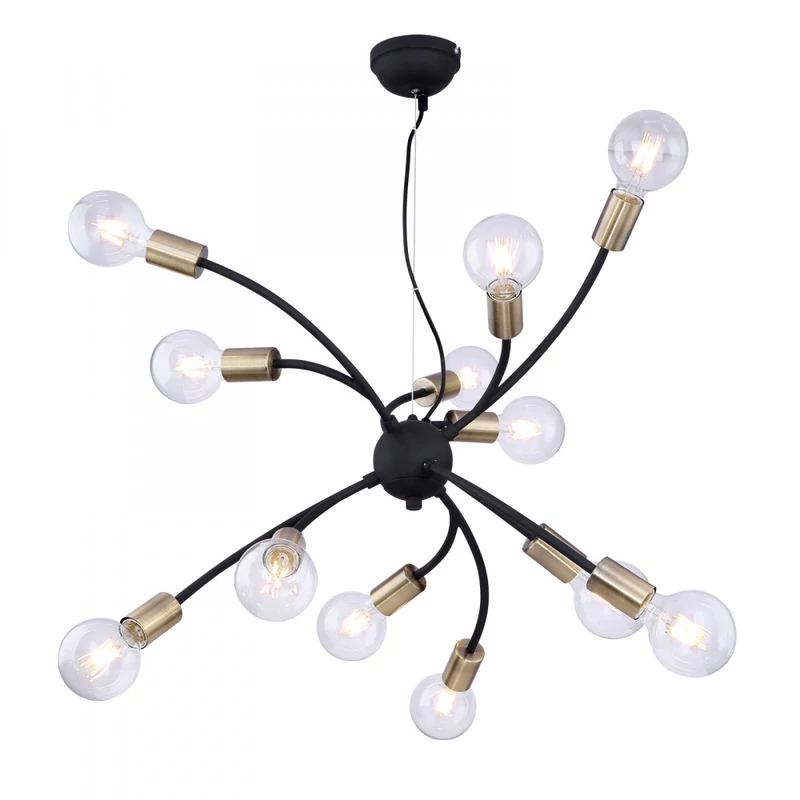 Globo SARINI 54003-12 csillár fekete fém 12 * E27 max. 60 W E27 IP20