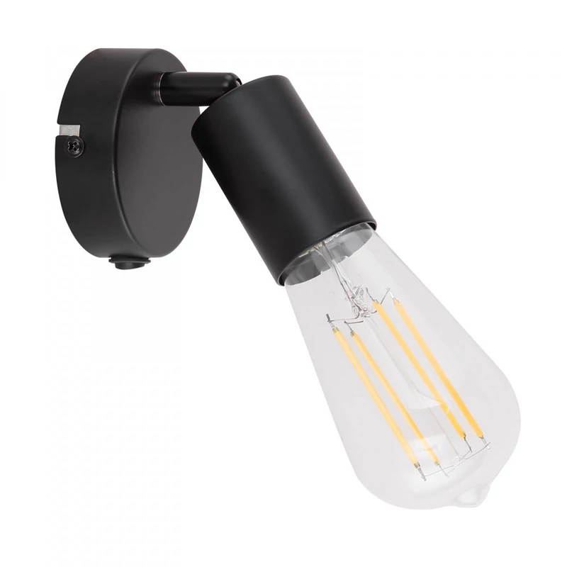 Globo MARTHA 54008-1 falikar fekete fém 1 * E27 max. 60 W E27 IP20