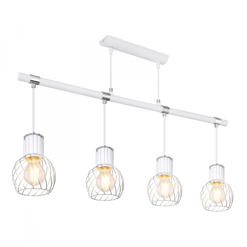 Globo MAIDA 54014-4H többágú függeszték fehér fém 4 * E27 max. 40 W E27 IP20