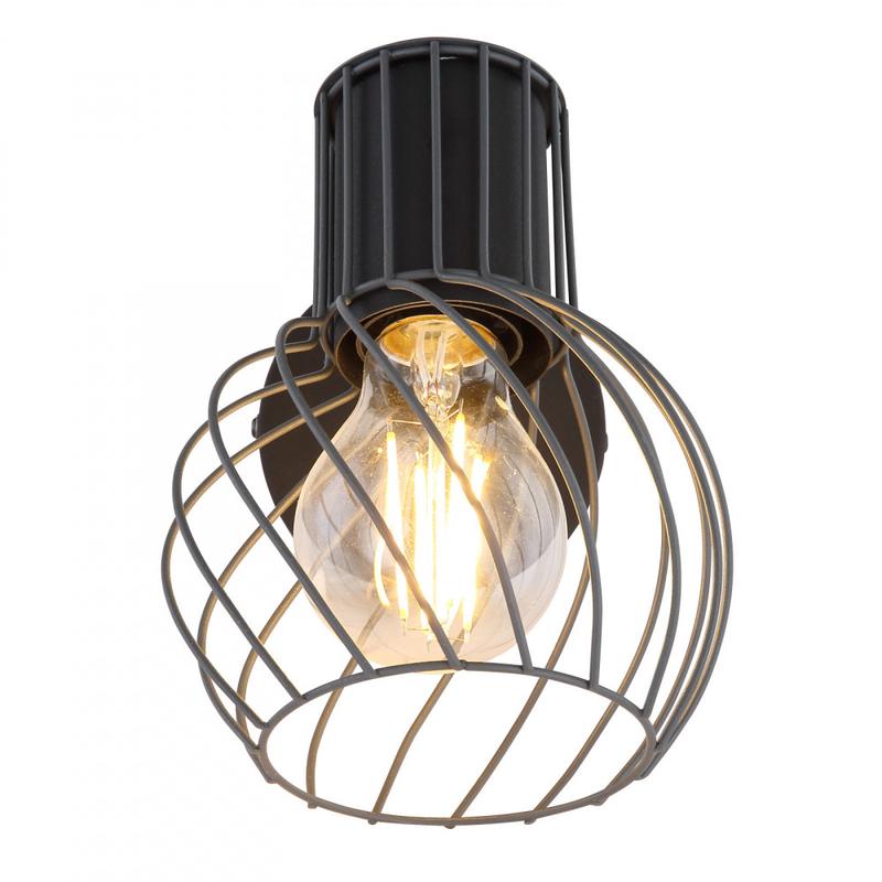 Globo BEVERONE 54054-1 falikar grafit fém 1 * E27 max. 40 W E27 IP20