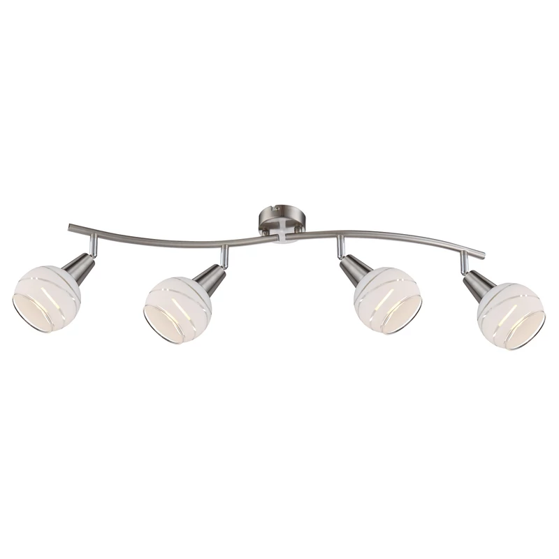 Globo ELLIOTT 54341-4 mennyezeti lámpa matt nikkel fém 4 * E14 LED max. 5 W E14 LED 320 lm 3000 K IP20 G