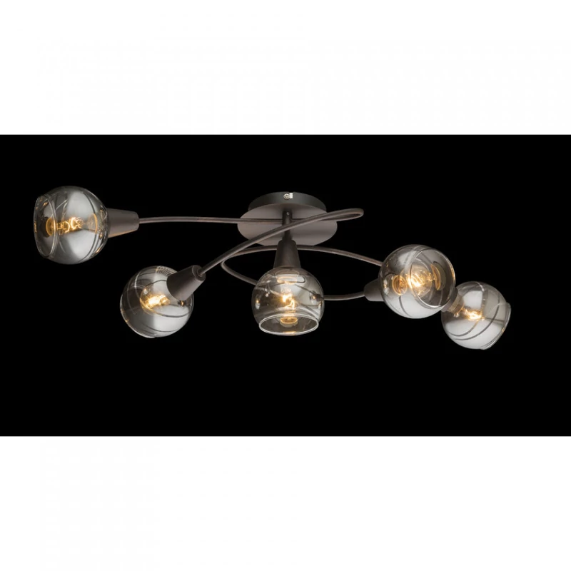 Globo ISLA 54347-5 mennyezeti lámpa bronz színű fém 5 * E14 LED max. 4 W E14 LED 196 lm 3000 K IP20 F