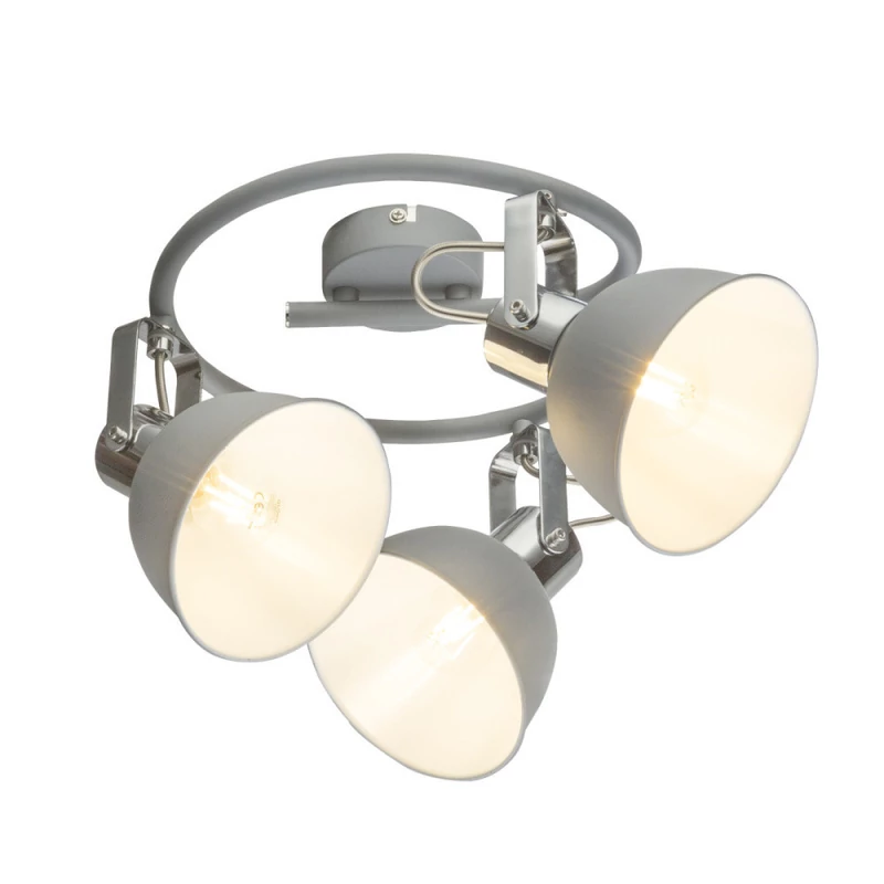 Globo GERDA 54640-3 mennyezeti lámpa szürke fém 3 x E14 max. 25W E14 IP20