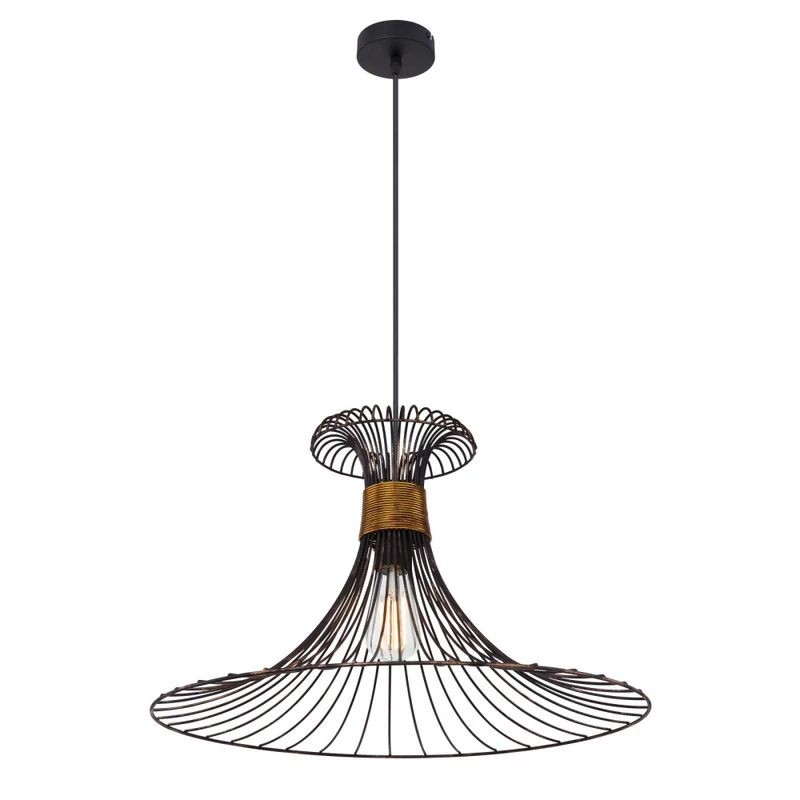 Globo PURRA 54814H2 egyágú függeszték fekete fém 1 * E27 max. 60 W E27 1 db IP20