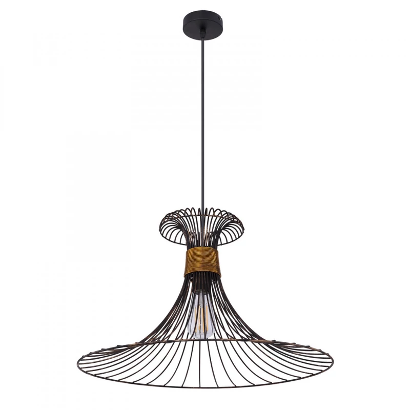 Globo PURRA 54814H2 egyágú függeszték fekete fém 1 * E27 max. 60 W E27 1 db IP20