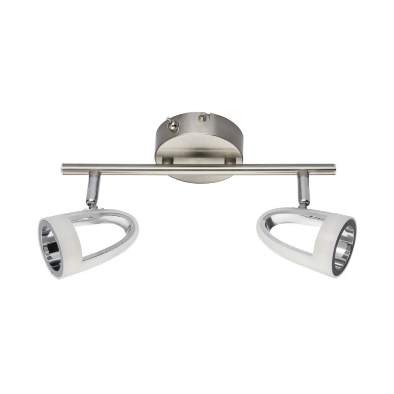 Globo RODRIK 56006-2 mennyezeti lámpa matt nikkel fém 2 * LED max. 5 W LED 310 lm 3000 K IP20 G