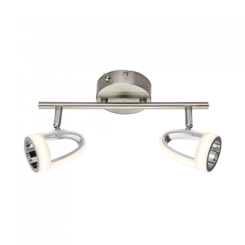 Globo RODRIK 56006-2 mennyezeti lámpa matt nikkel fém 2 * LED max. 5 W LED 310 lm 3000 K IP20 G