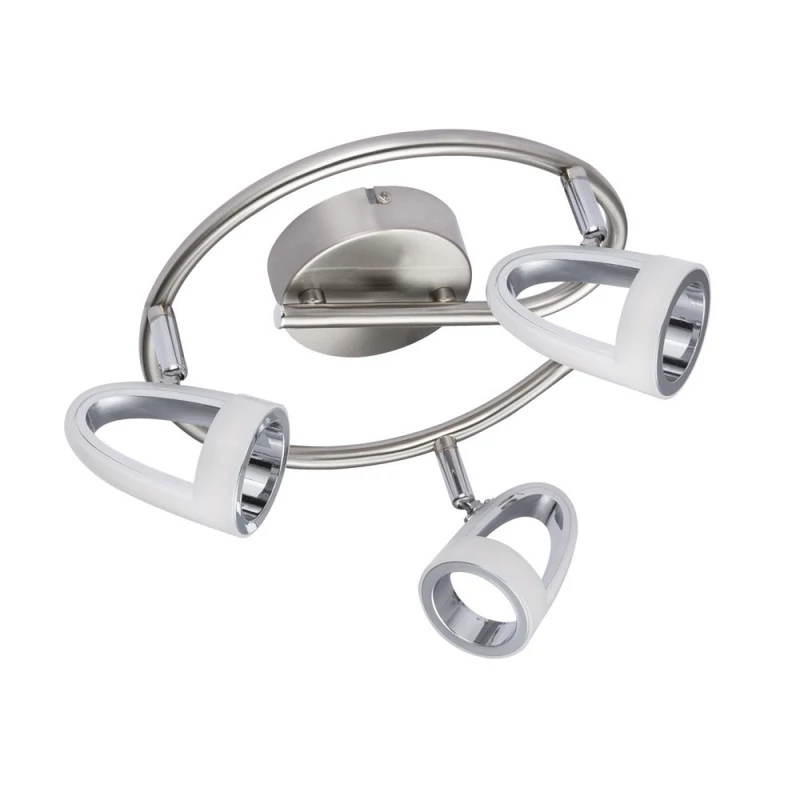 Globo RODRIK 56006-3 mennyezeti lámpa matt nikkel fém 3 * LED max. 5 W LED 310 lm 3000 K IP20 G
