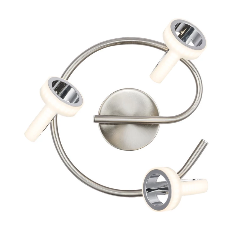 Globo RODRIK 56006-3 mennyezeti lámpa matt nikkel fém 3 * LED max. 5 W LED 310 lm 3000 K IP20 G