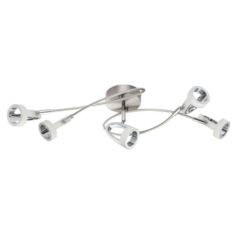 Globo RODRIK 56006-5 mennyezeti lámpa matt nikkel fém 5 * LED max. 4 W LED 310 lm 3000 K IP20 F