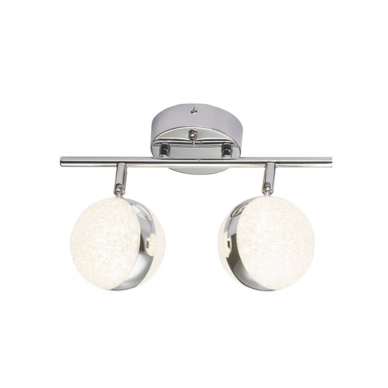Globo TOBIAS 56007-2 mennyezeti lámpa króm fém LED - 2 x 10W LED 950 lm 4000 K IP20 A+
