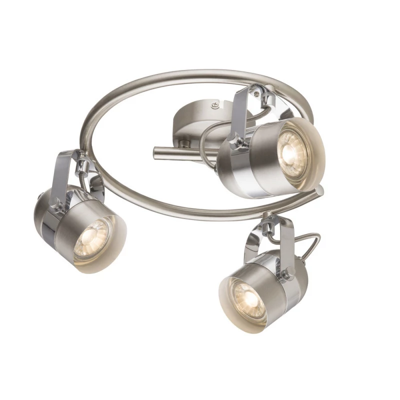Globo APPLE 57352-3 mennyezeti lámpa nikkel fém LED - 3 x 5W GU10 3 db 290 lm 3000 K IP20 A+
