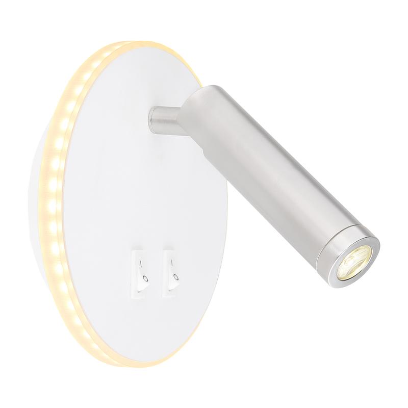 Globo MANY 78405W falikar fehér fém LED 489 lm 3000 K IP20 F