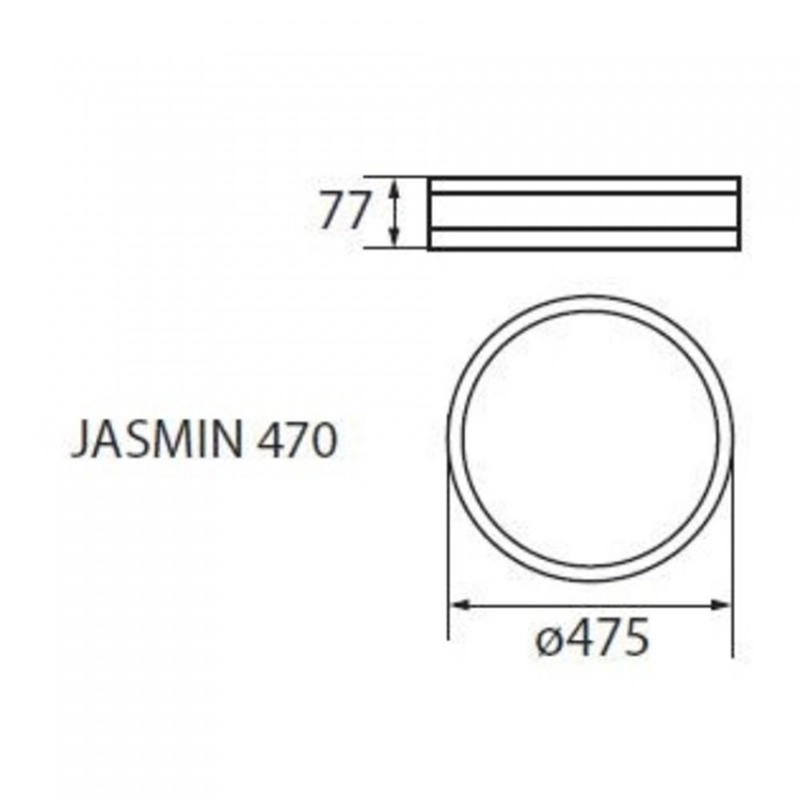 Kanlux Jasmin 23122 mennyezeti lámpa wenge fa 3 x E27 max. 60W E27 IP20