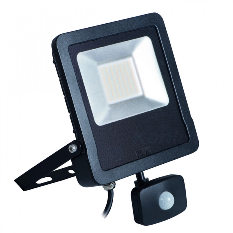 Kanlux Antos LED 27097 mozgásérzékelős led reflektor fekete alumínium LED SMD 4000 lm IP44