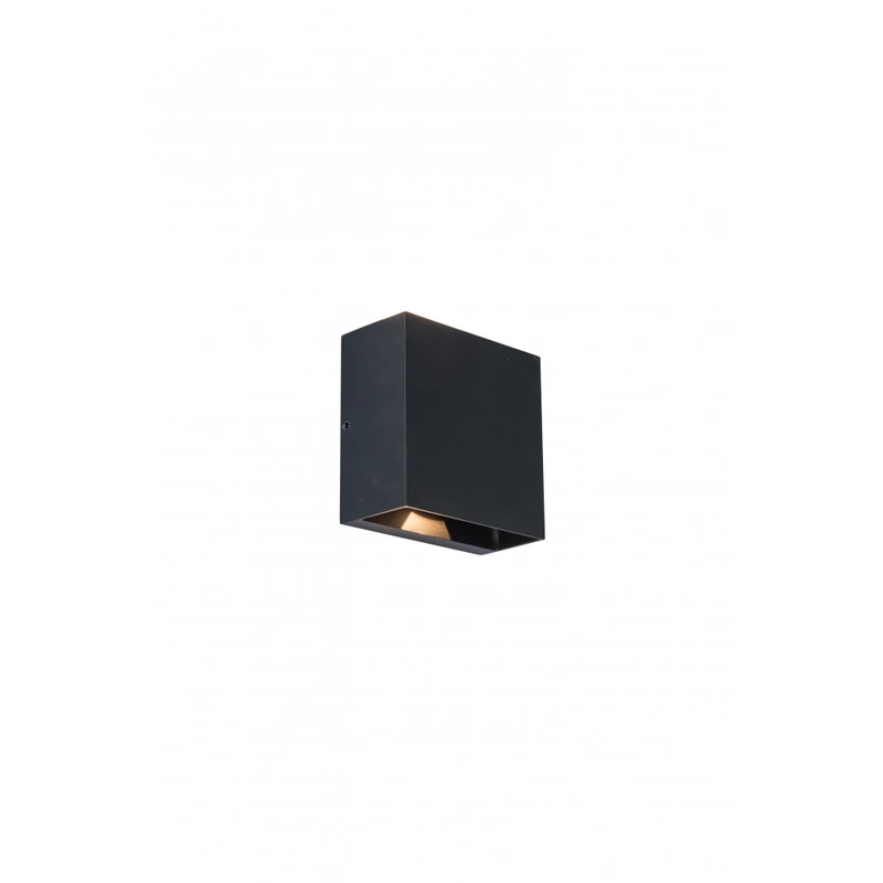 Lutec GEMINI 5104003012 kültéri fali led lámpa matt fekete alumínium LED 400 lm 3000 K IP54