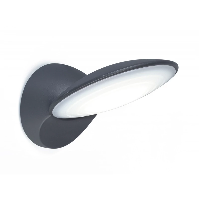 Lutec TONA 5189601118 kültéri fali led lámpa sötétszürke alumínium Lextar 3030 LED 600 lm 3000 K IP44 A+