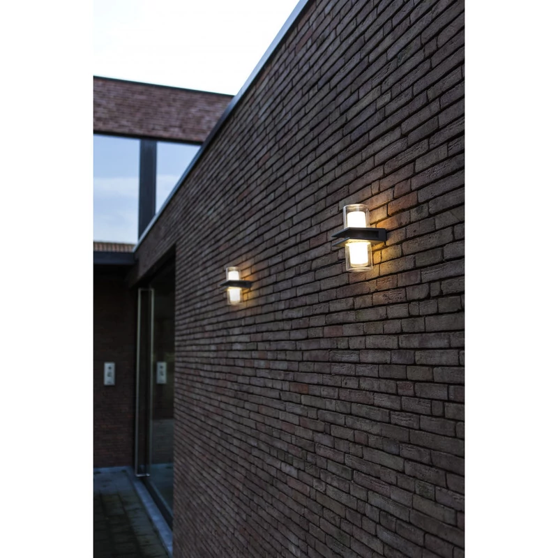 Lutec TANGO 5192901118 kültéri fali led lámpa sötétszürke alumínium Seoul 2835 LED 800 lm 3000 K IP54 A+
