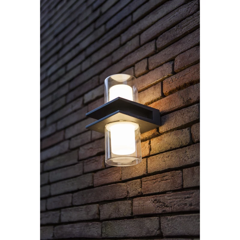 Lutec TANGO 5192901118 kültéri fali led lámpa sötétszürke alumínium Seoul 2835 LED 800 lm 3000 K IP54 A+