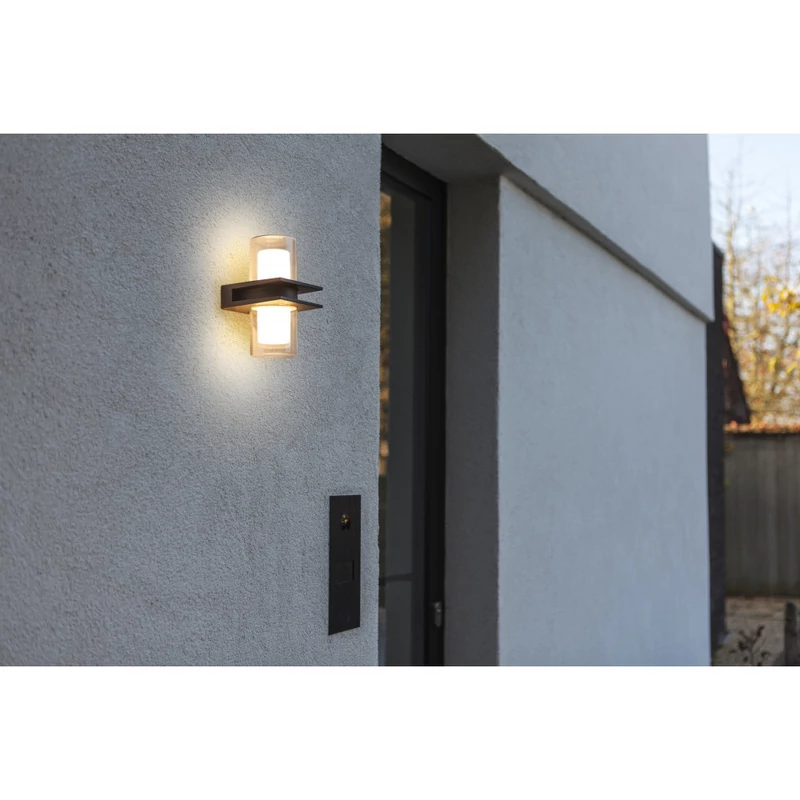 Lutec TANGO 5192901118 kültéri fali led lámpa sötétszürke alumínium Seoul 2835 LED 800 lm 3000 K IP54 A+