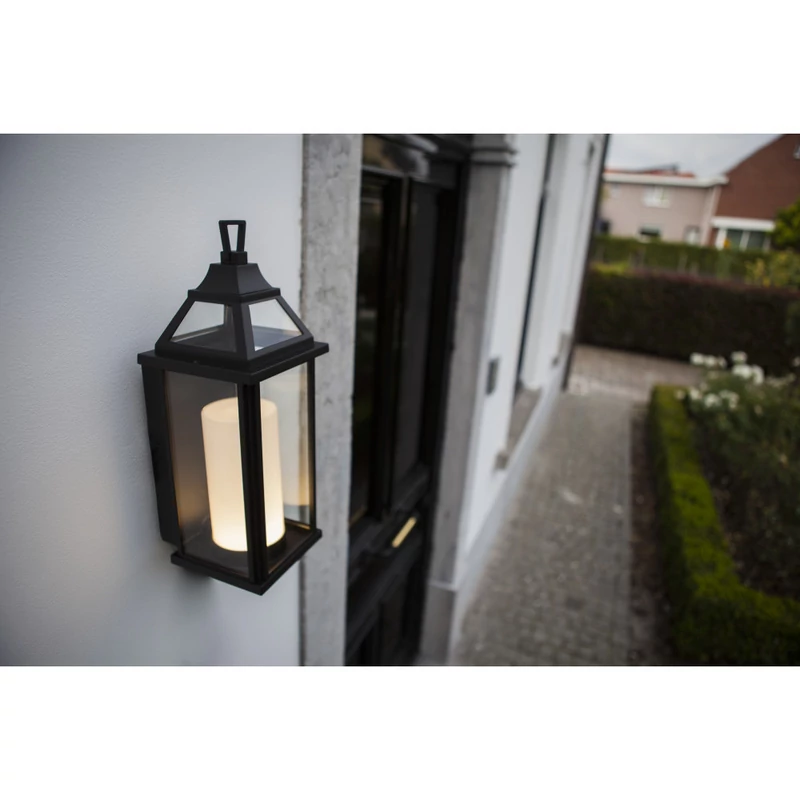 Lutec HOM 5241101012 kültéri fali led lámpa matt fekete alumínium Lextar 3030 LED 400 lm 3000 K IP44 A+