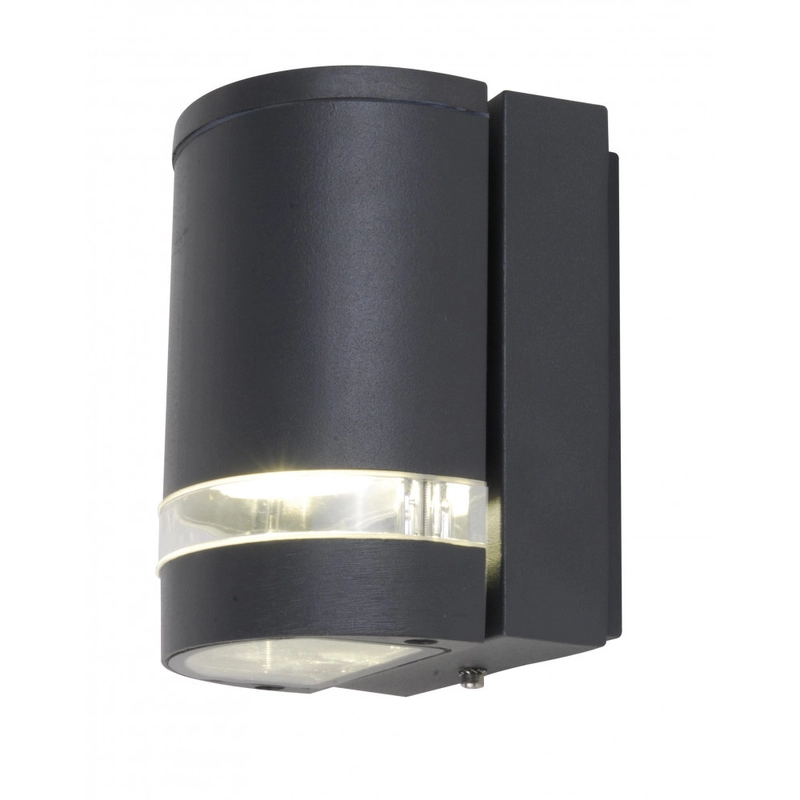 Lutec FOCUS 5604101118 kültéri fali lámpa sötétszürke alumínium GU10 IP44 A
