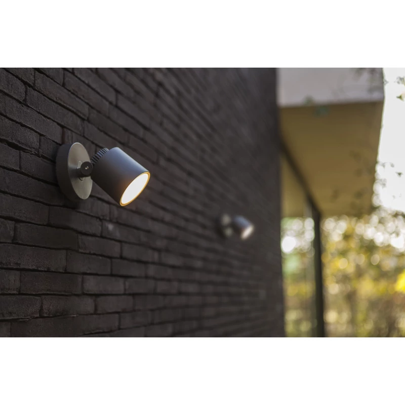Lutec EXPLORER 6609202118 kültéri falikar sötétszürke alumínium Lextar 3030 LED 380 lm 3000 K IP54 A+