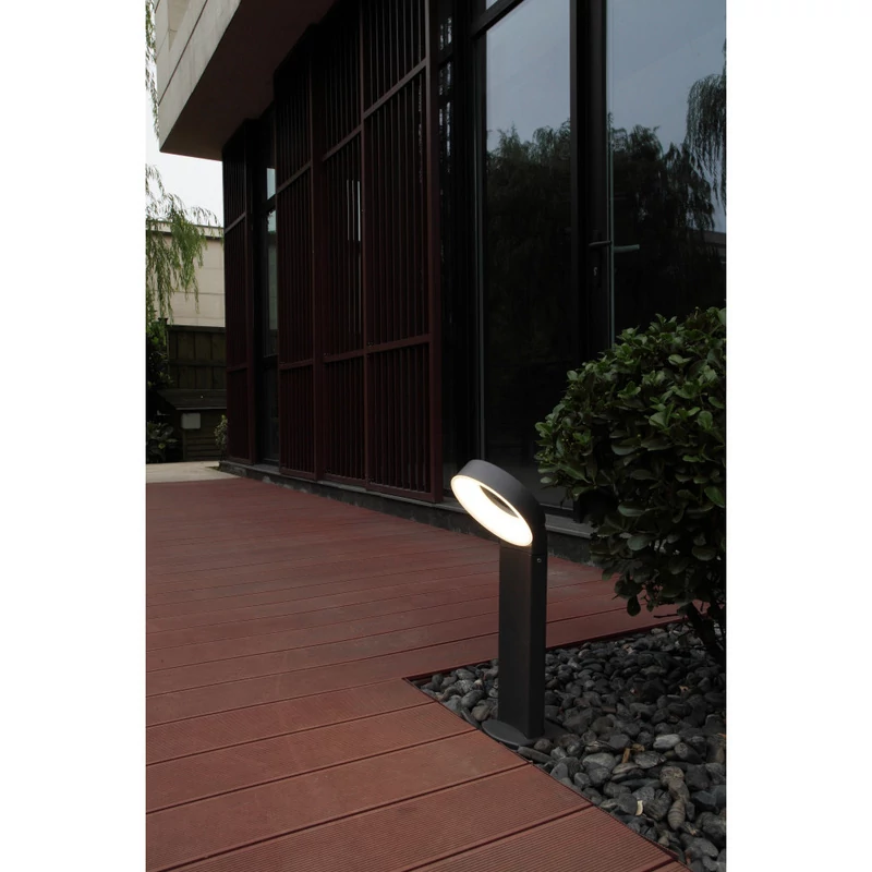 Lutec MERIDIAN 7216412118 kültéri állólámpa sötétszürke alumínium Seoul MJT5630 LED 800 lm 3000 K IP54 A+