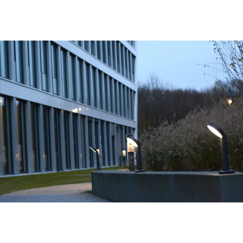 Lutec MERIDIAN 7216412118 kültéri állólámpa sötétszürke alumínium Seoul MJT5630 LED 800 lm 3000 K IP54 A+