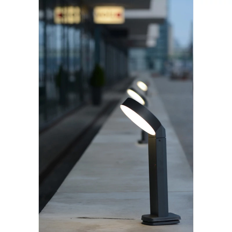Lutec MERIDIAN 7216412118 kültéri állólámpa sötétszürke alumínium Seoul MJT5630 LED 800 lm 3000 K IP54 A+