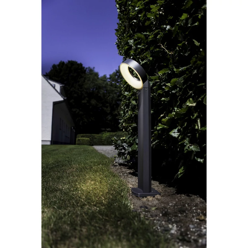 Lutec MERIDIAN 7216412118 kültéri állólámpa sötétszürke alumínium Seoul MJT5630 LED 800 lm 3000 K IP54 A+