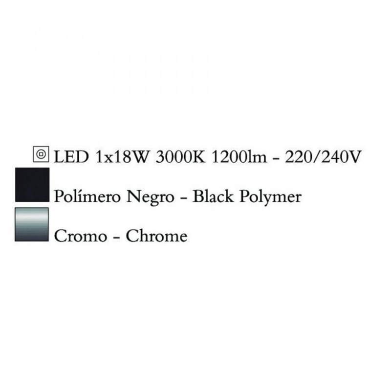 Mantra TWIST 0586 állólámpa fekete műanyag 3xE27 max. 13 W E27 3 db IP20